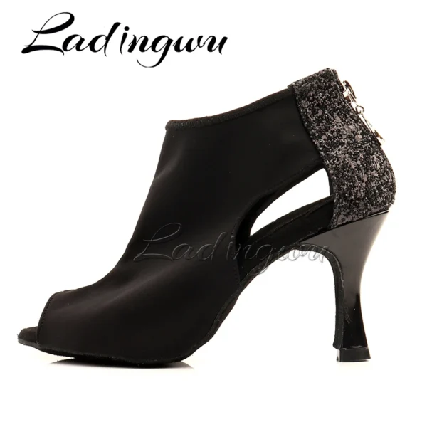 Botas de Baile Latino de Salón para Mujer - Estilo y Soporte para Salsa y Bachata - Imagen 2