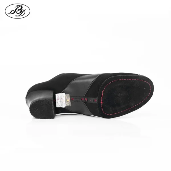 Zapatos Latinos para Hombre - Suela de Ante y Tacón para Salsa y Bachata - Imagen 3
