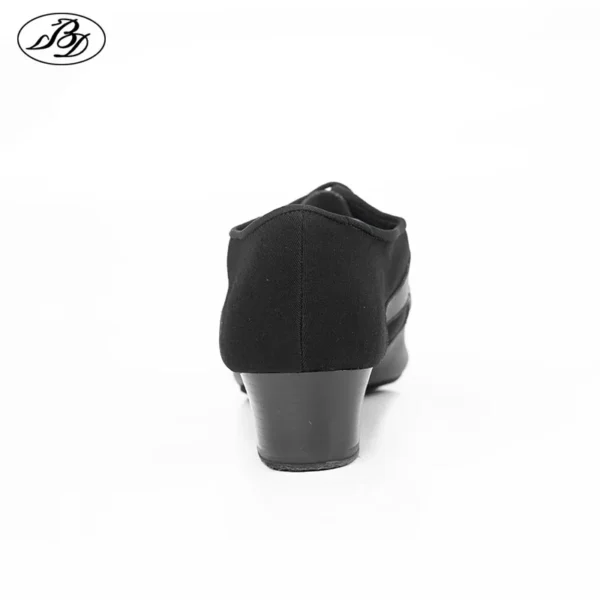 Zapatos Latinos para Hombre - Suela de Ante y Tacón para Salsa y Bachata - Imagen 4