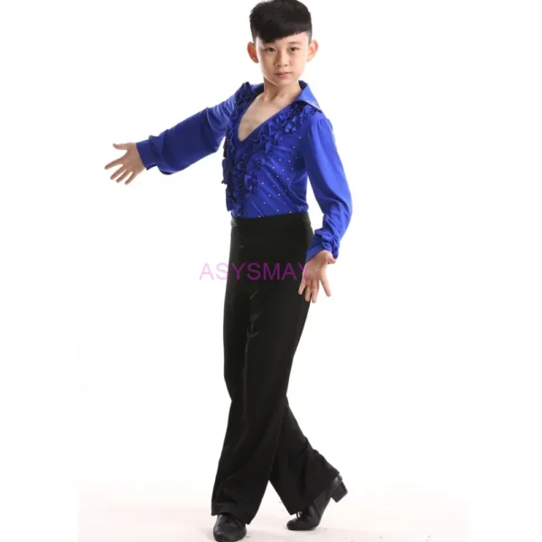 Pantalones de Baile Latino Profesionales para Niños - Comodidad para la Competición. - Imagen 5